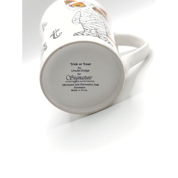 Halloween Trick or Treat Ursula‎ Dodge Signature Housewares Kitty Coffee Mug Cup - Picture 6 of 6